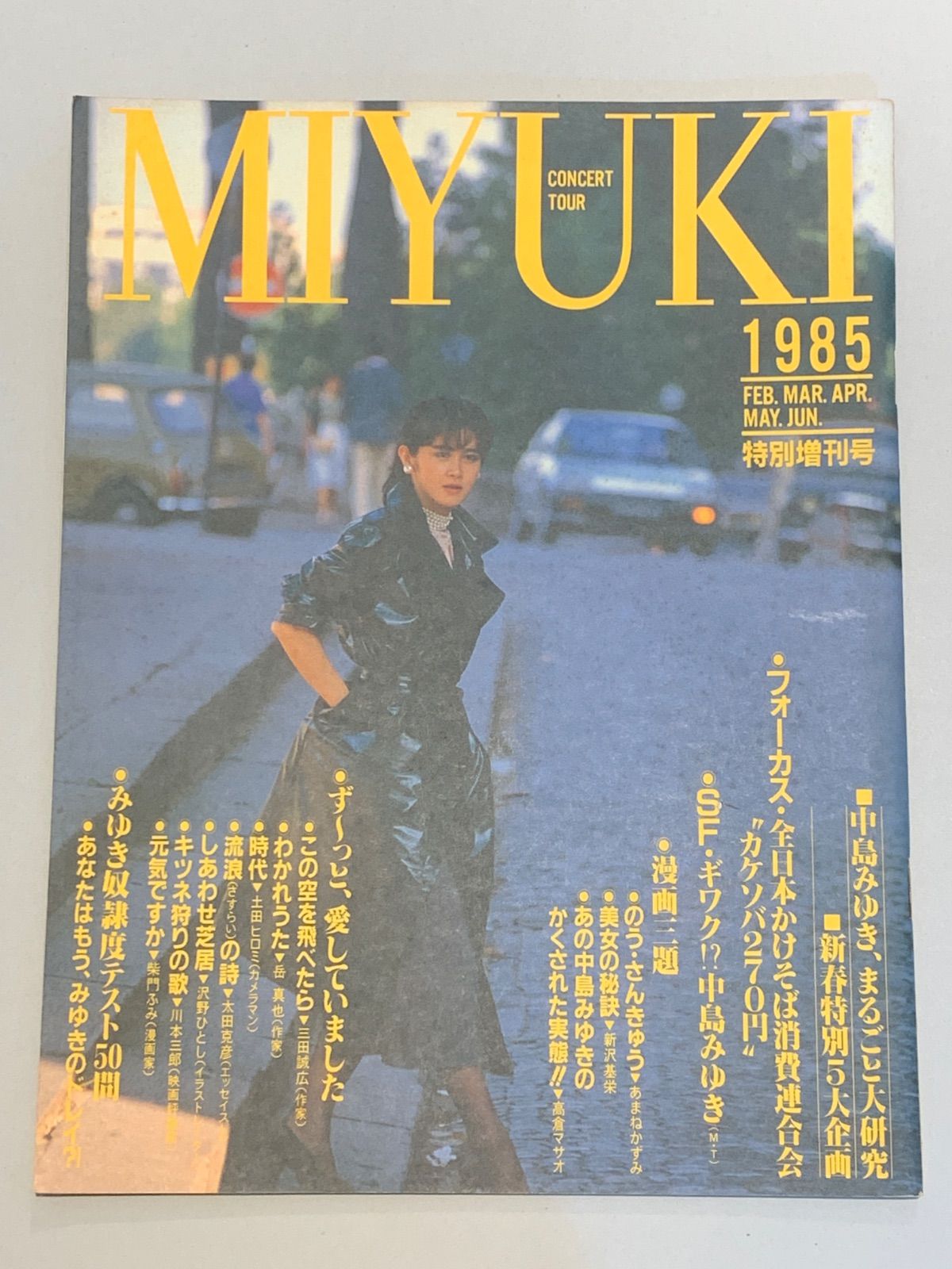 中島みゆき コンサートツアーパンフレット 1985年 - メルカリ