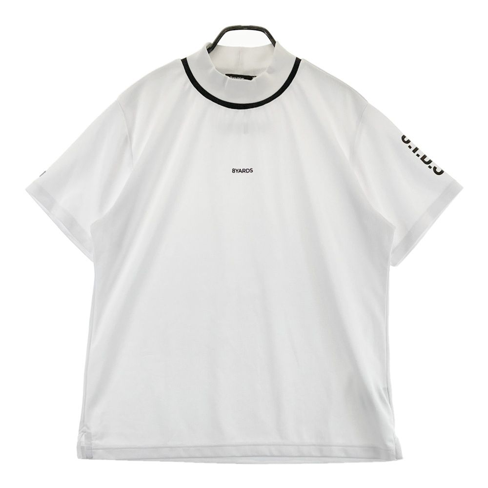 サイズ：2XL 8YARDS ハチヤーズ ハイネック 半袖Tシャツ ホワイト系
