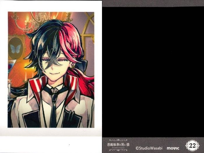 ux389 【あくねこ】ぱしゃこれ ボスキ アモン他 箔押し含む 4枚セット