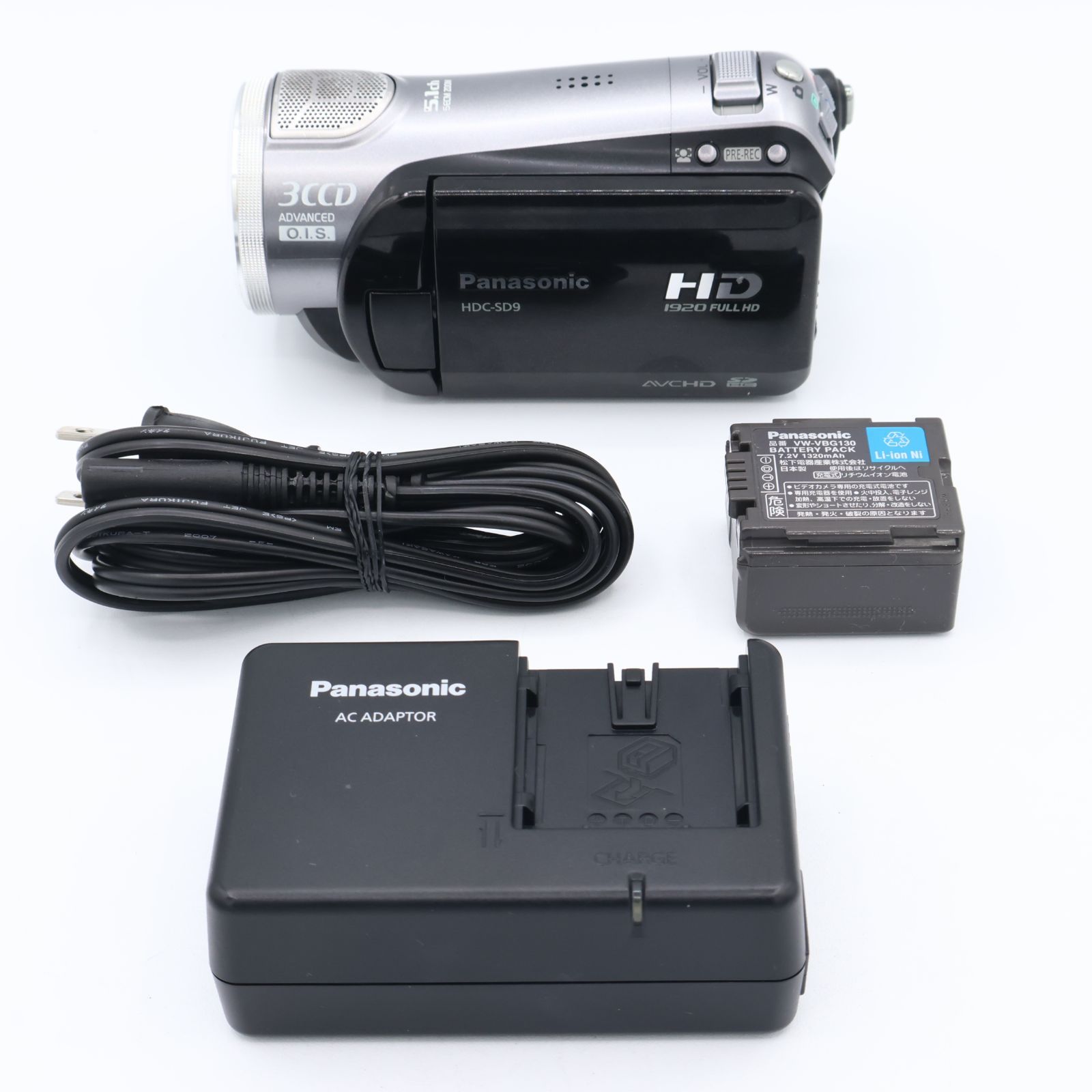 Panasonic パナソニック デジタルハイビジョンビデオカメラ SD9