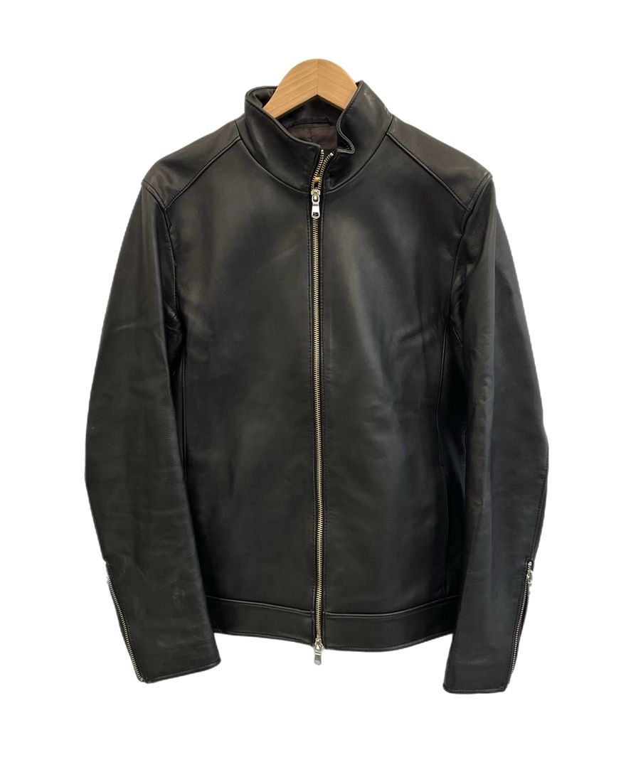 テットオム TÊTE HOMME（TETE HOMME） スタンドカラー レザーブルゾン