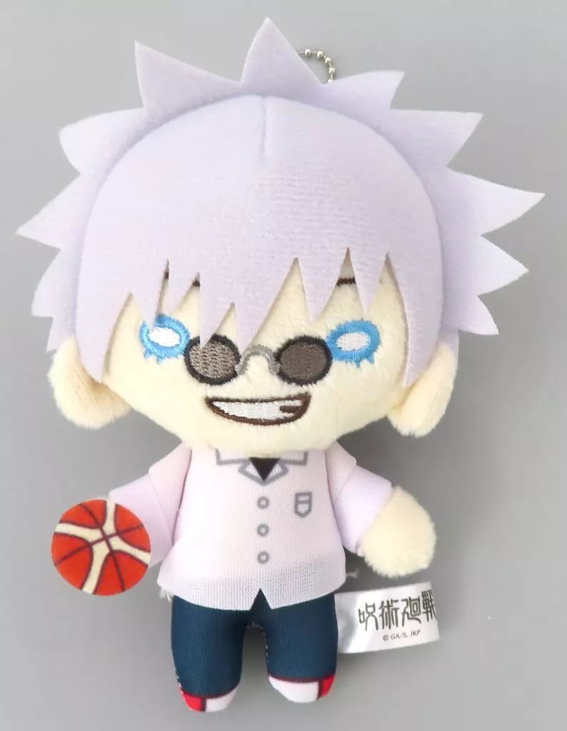 [Used] Plush Mascot Plush Toy Badge Gojo Satoru Basketball Ver. Nitotan Ball Chain Stuffed Toy “Jujutsu Kaisen: Kaitama/Gyokazuri” TOHO Animation Store Exclusive