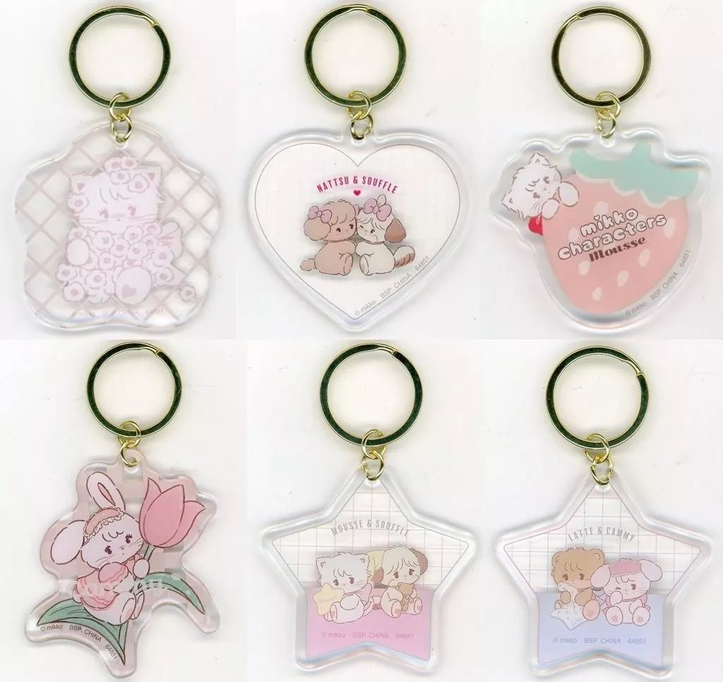 中古】キーホルダー 全6種セット ドリーミー☆クリアチャーム 「一番