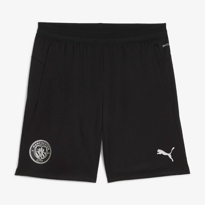 【送料無料・匿名配送】PUMA プーマ マンチェスター・シティ 25/26 トレーニング ショートパンツ 短パン ポケット付 黒 ブラック 新品 正規品 並行輸入 日本未発売
