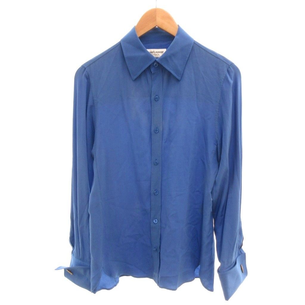 サンローラン パリ SAINT LAURENT PARIS ダブルカフスシャツ ドレス