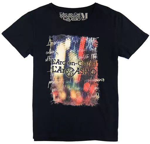 中古】Tシャツ(男性アイドル) L'Arc～en～Ciel LIVE TシャツB ブラック