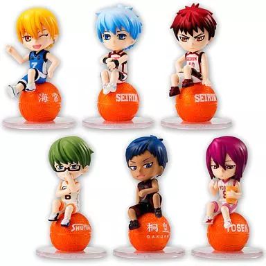 [Used] Shokugan Trading Figure Complete Set of 6 “Kuroko's Basketball Charapucci 1”