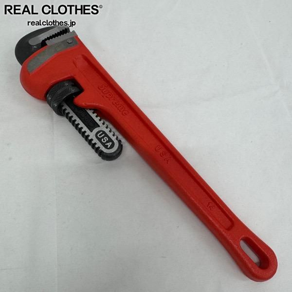 Supreme/シュプリーム Ridgid Pipe Wrench/パイプレンチ レッド