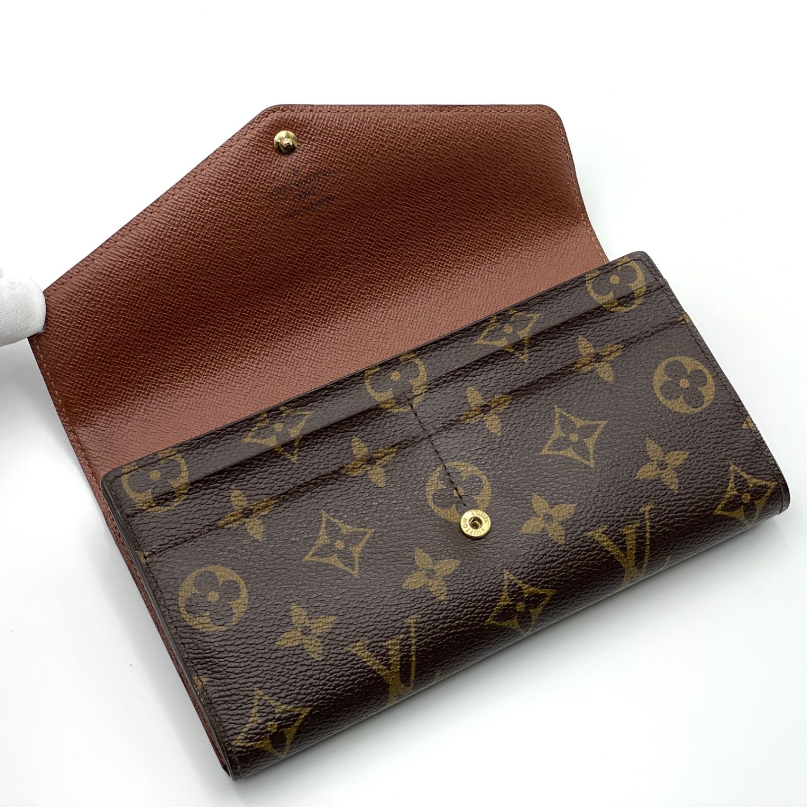 ルイヴィトン モノグラム ポルトフォイユサラ M60531 / ブラウン 茶色