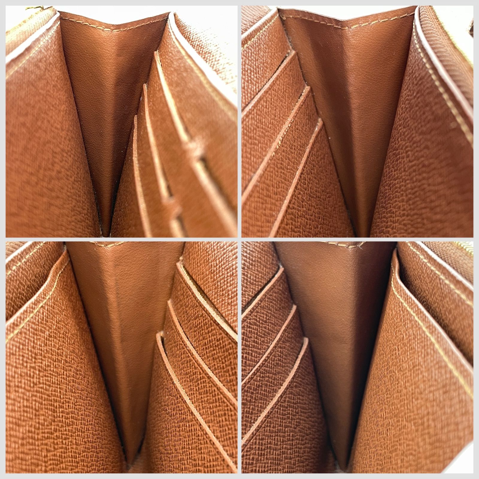 ルイヴィトン モノグラム ポルトフォイユサラ M60531 / ブラウン 茶色