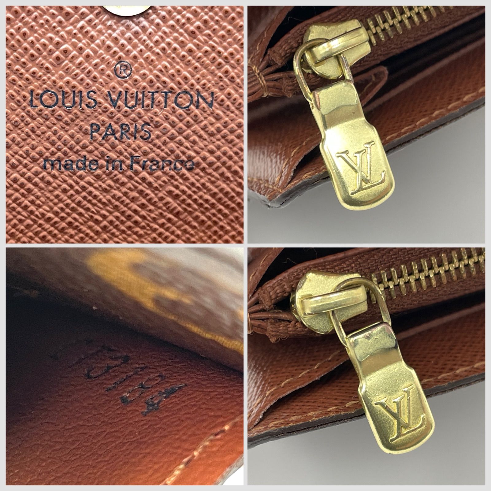 ルイヴィトン モノグラム ポルトフォイユサラ M60531 / ブラウン 茶色