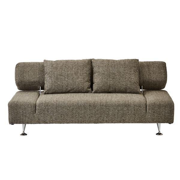 ソファベッド クッション2個付き ベージュBE