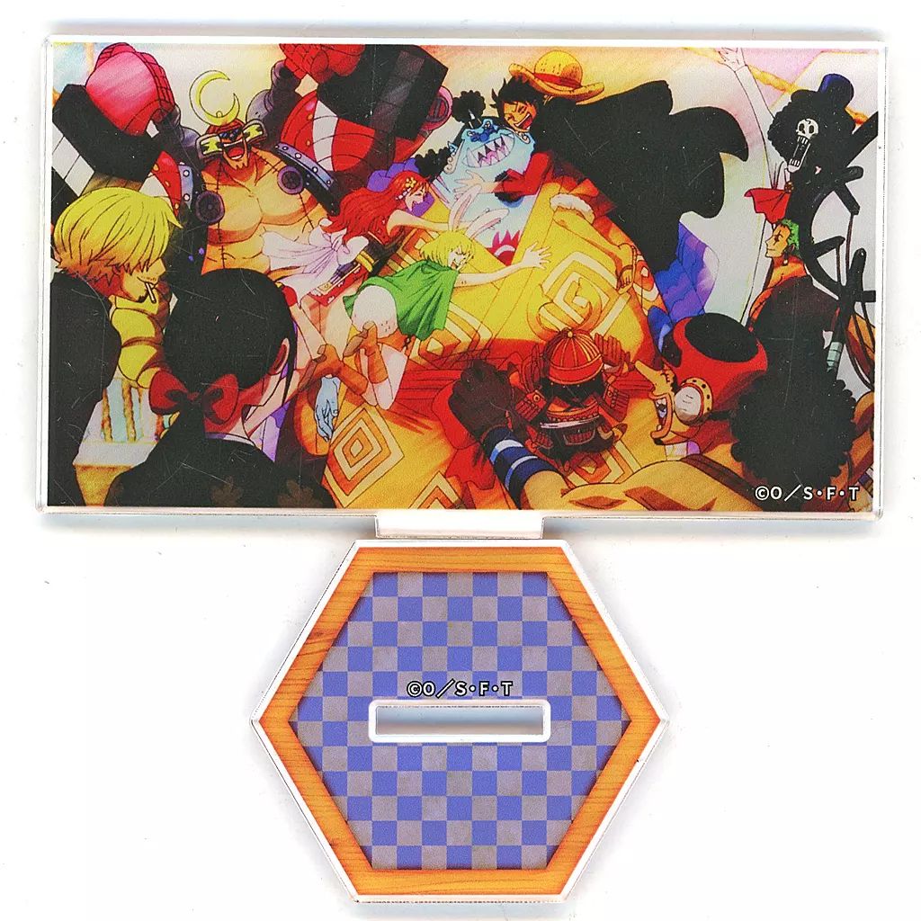中古】アクリルスタンド・アクリルパネル 集合(喜ぶ) 「ワンピース