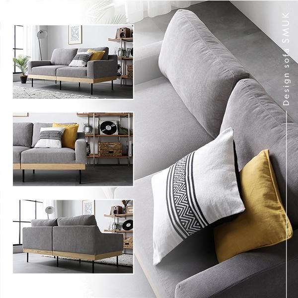  ソファ セット 3.5人掛け アイボリー オットマン付き 肘付き カバーリング 天然木 スチール脚 3.5P ソファー リビング 組立品 ローソファモダン 2人掛け 3人掛けソファ ソファ ソファベッド