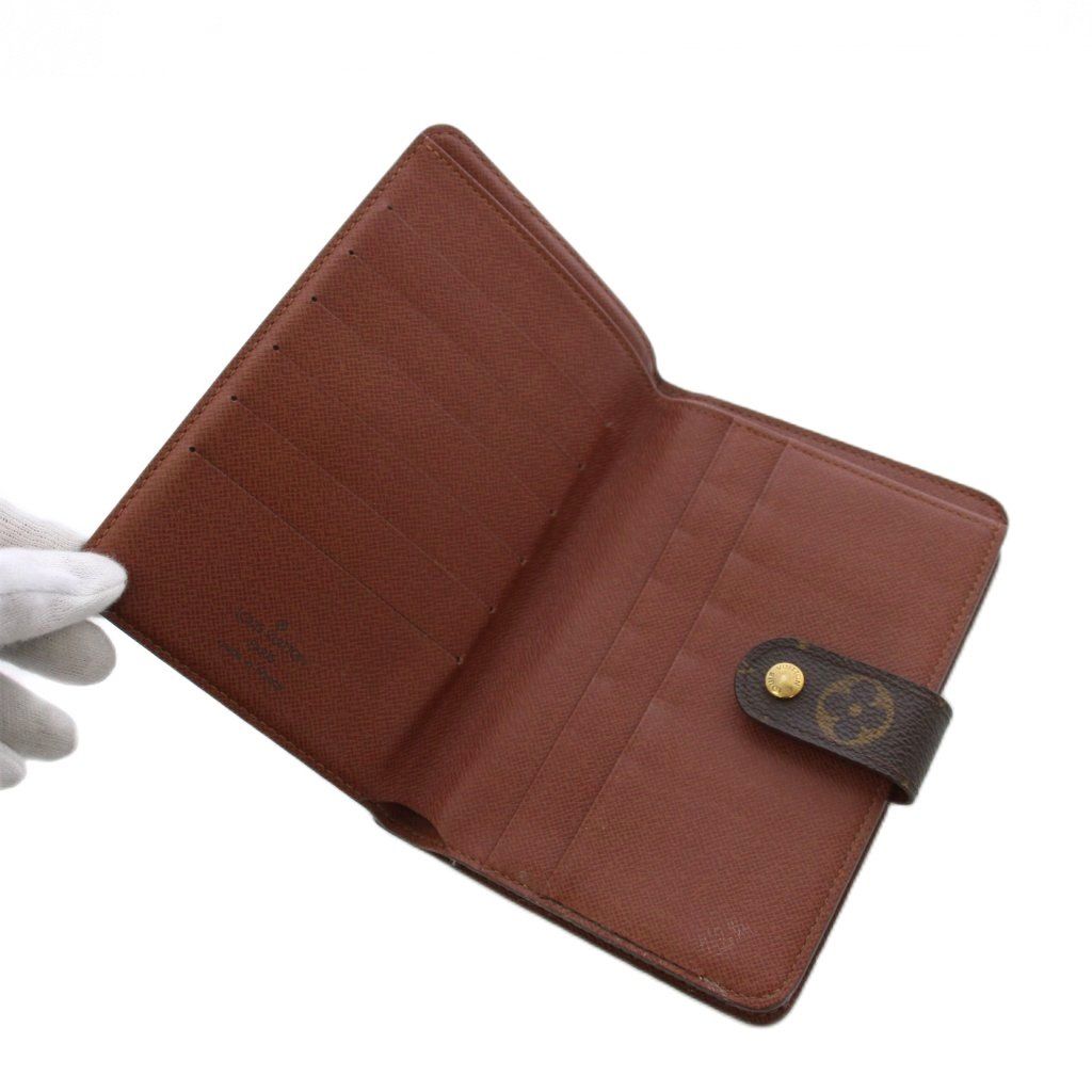 ルイヴィトン LOUIS VUITTON モノグラム ポルトパピエ ジップ 二つ折り