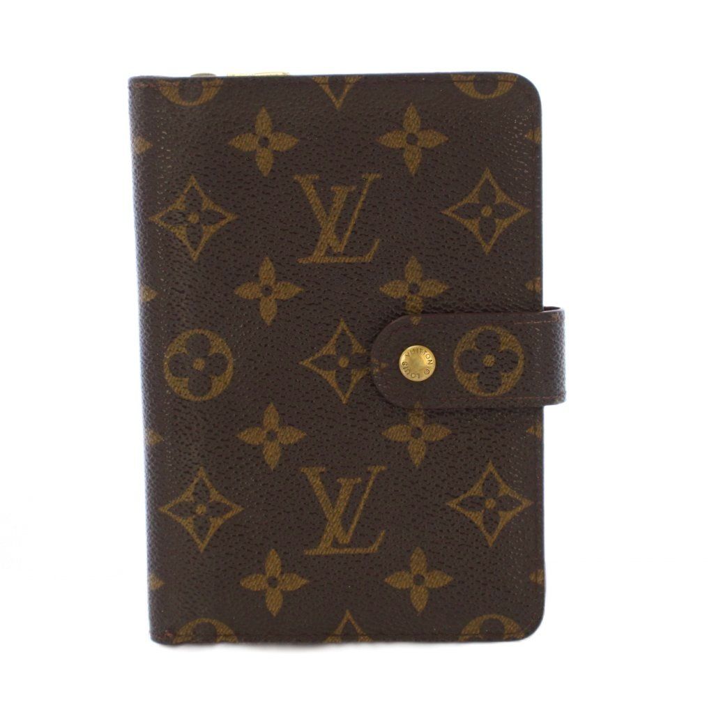 ルイヴィトン LOUIS VUITTON モノグラム ポルトパピエ ジップ 二つ折り
