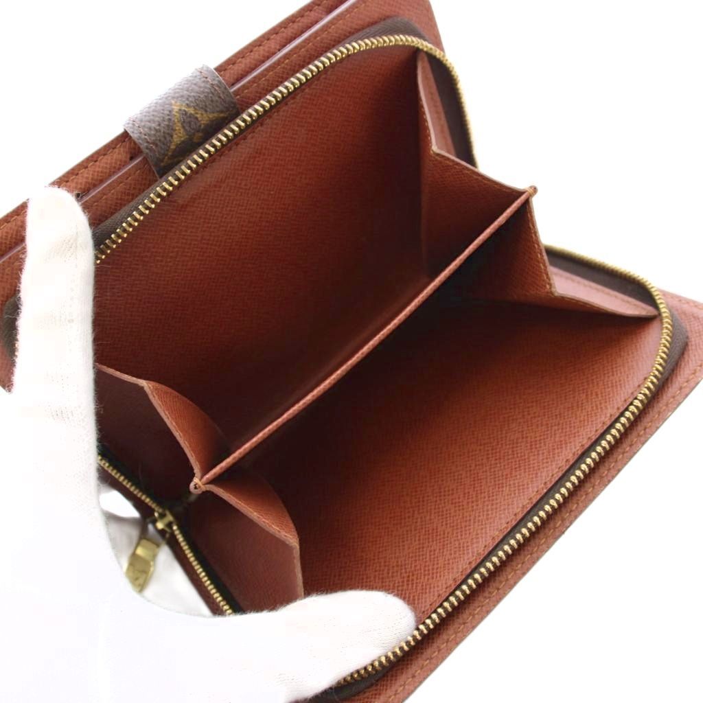 ルイヴィトン LOUIS VUITTON モノグラム ポルトパピエ ジップ 二つ折り