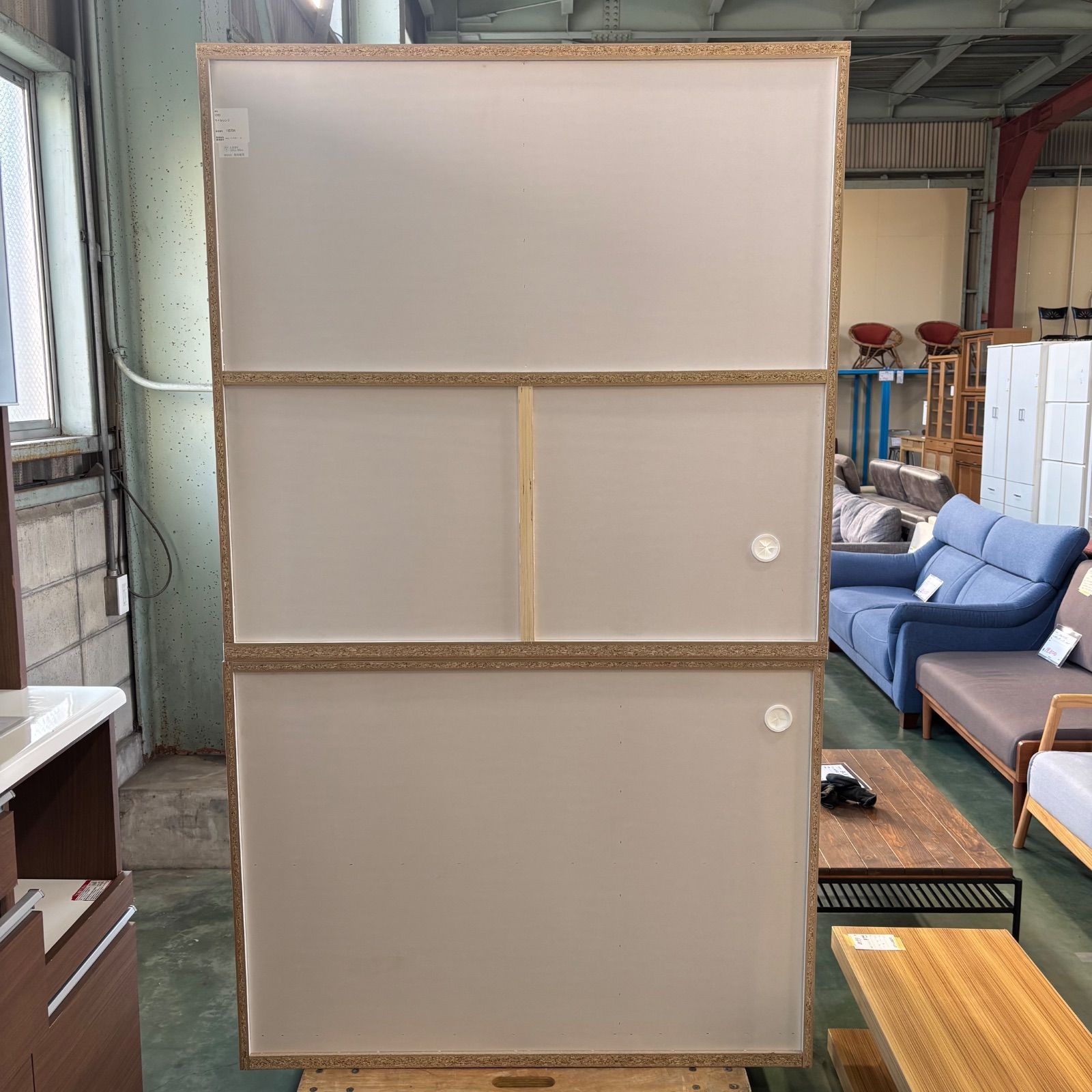 倉庫前引取値下げあり】松田家具 食器棚 キッチンボード 横幅117cm 高