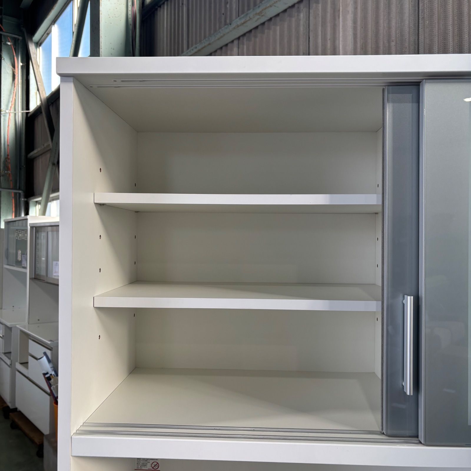 倉庫前引取値下げあり】松田家具 食器棚 キッチンボード 横幅117cm 高