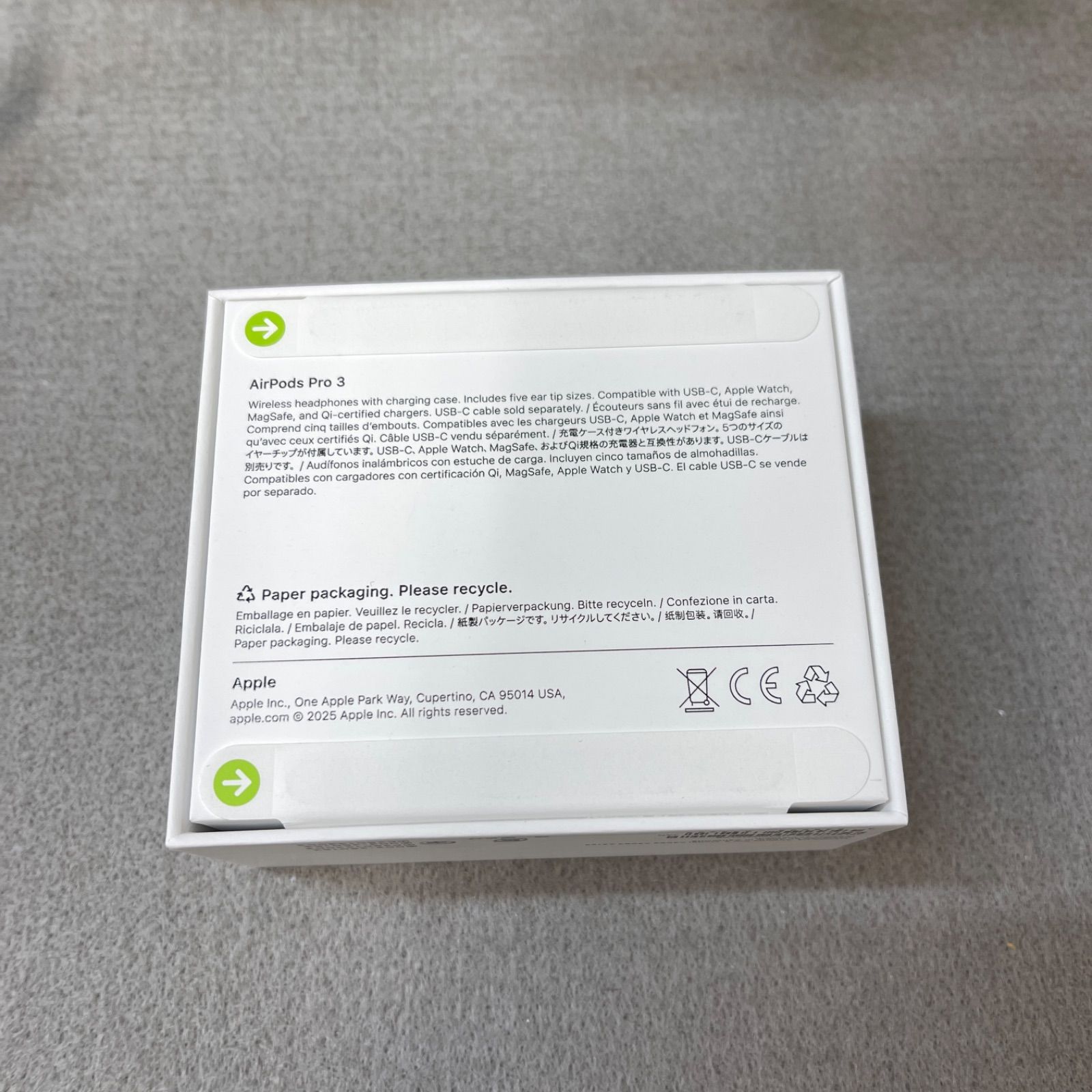 新品・未開封 AirPods Pro3 MFHP4J/A 2025年モデル 送料無料 - メルカリ