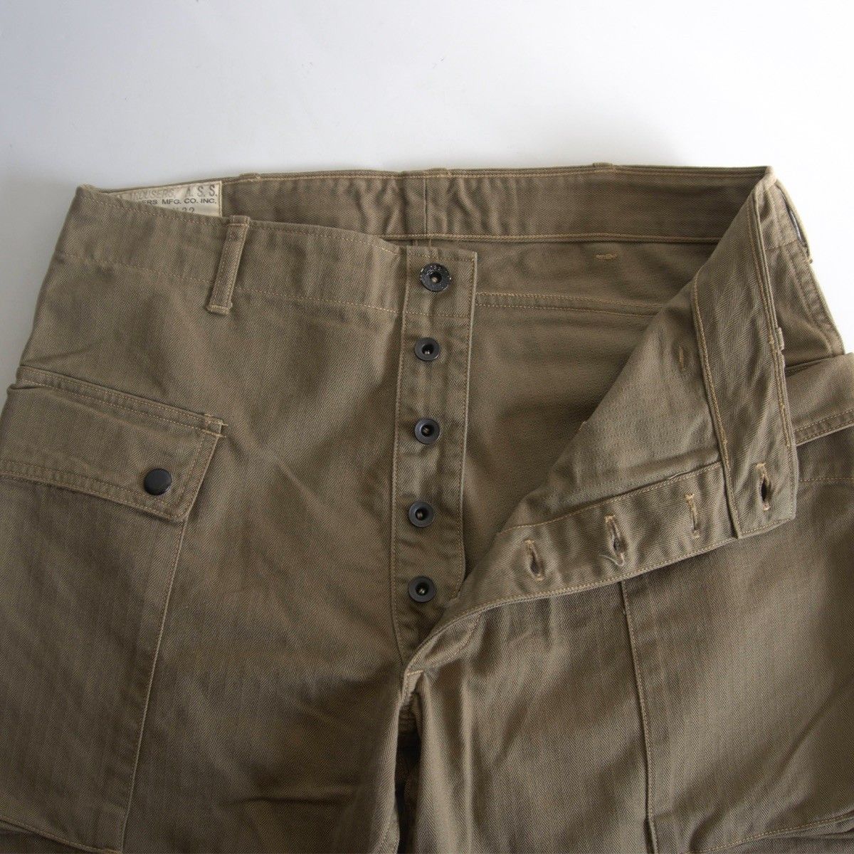 美品】BOOTLEGGERS【A.S.S. PARA PANTS M-44/モンキーパンツ】32×32