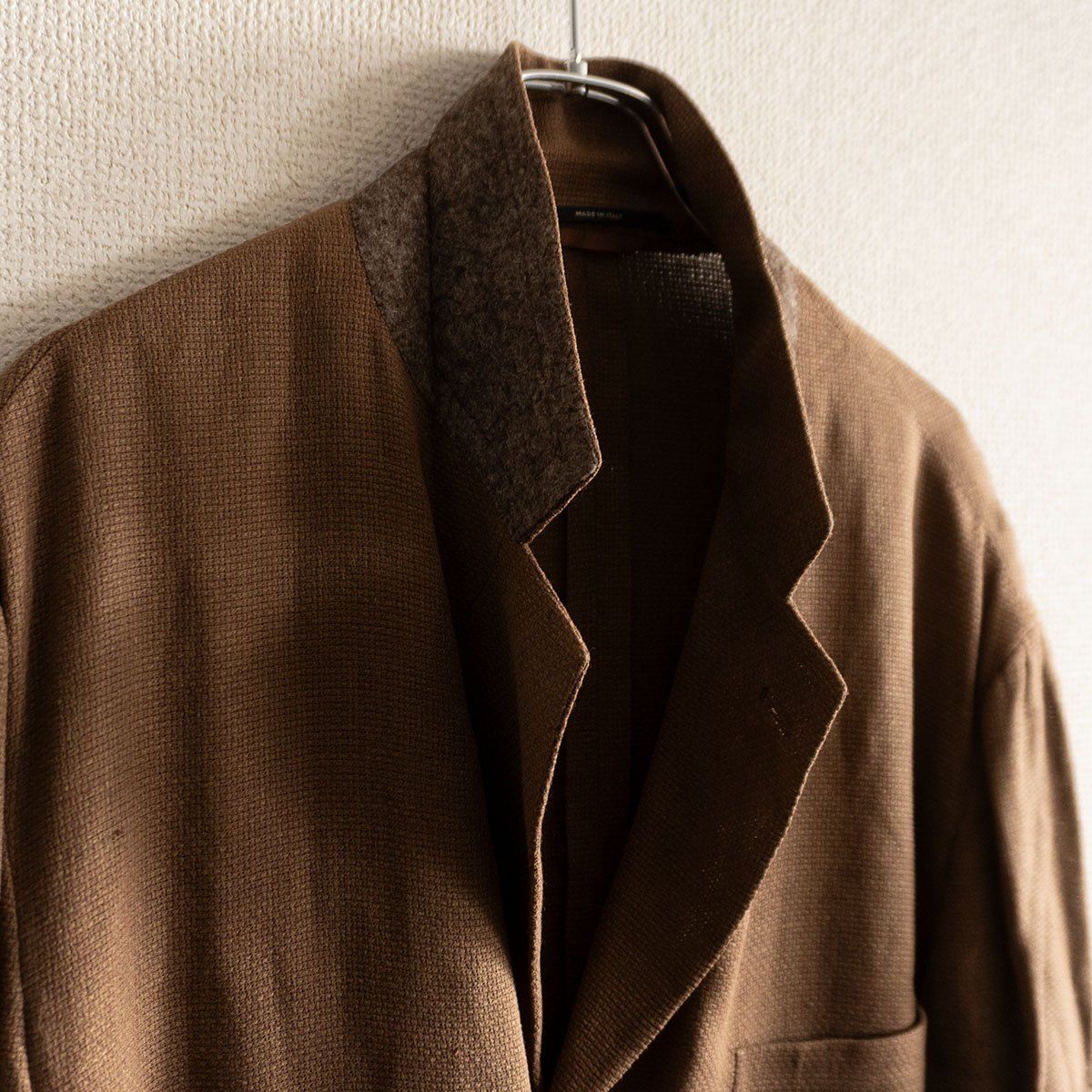 高級品】 HERMES 【リネン100％ 3B テーラードジャケット 】52