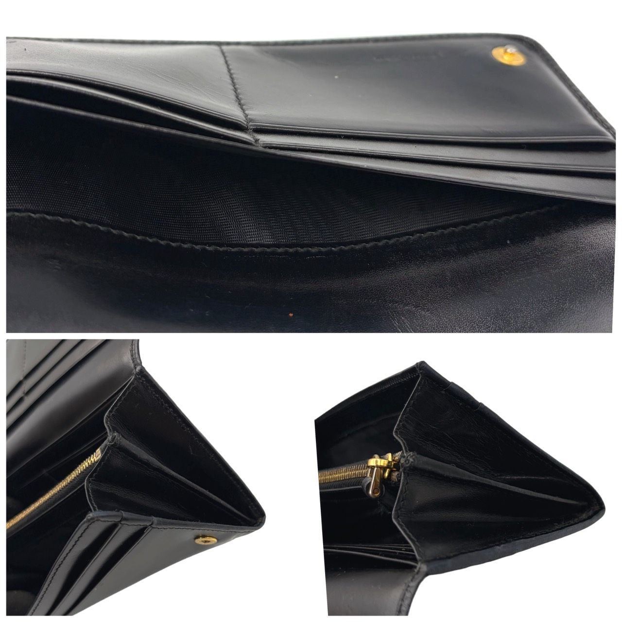 良品✤希少【PRADA／プラダ】長財布／二つ折り財布／ウォレット レザー 