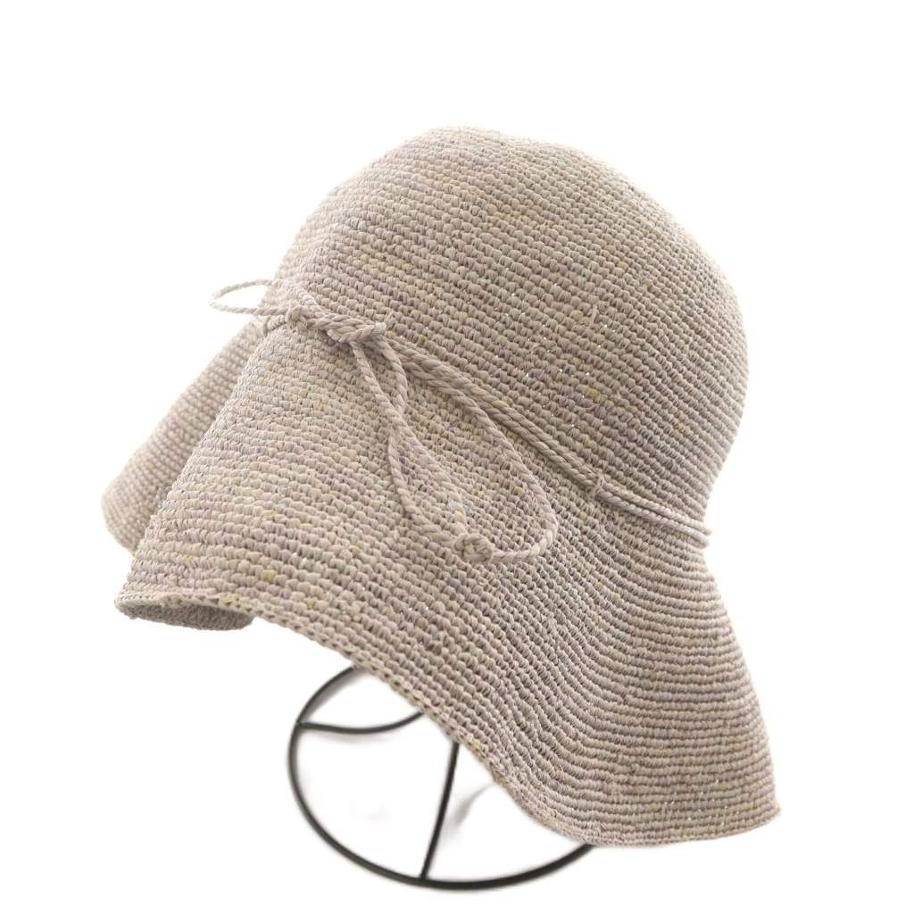 ヘレンカミンスキー HELEN KAMINSKI 麦わら帽子 ラフィア グレー /AN10