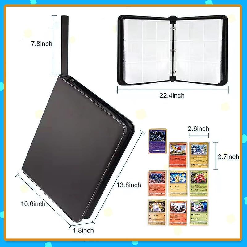 SUSWIM 9つのポケットに900枚のカードを収納可能 トレーディングカード