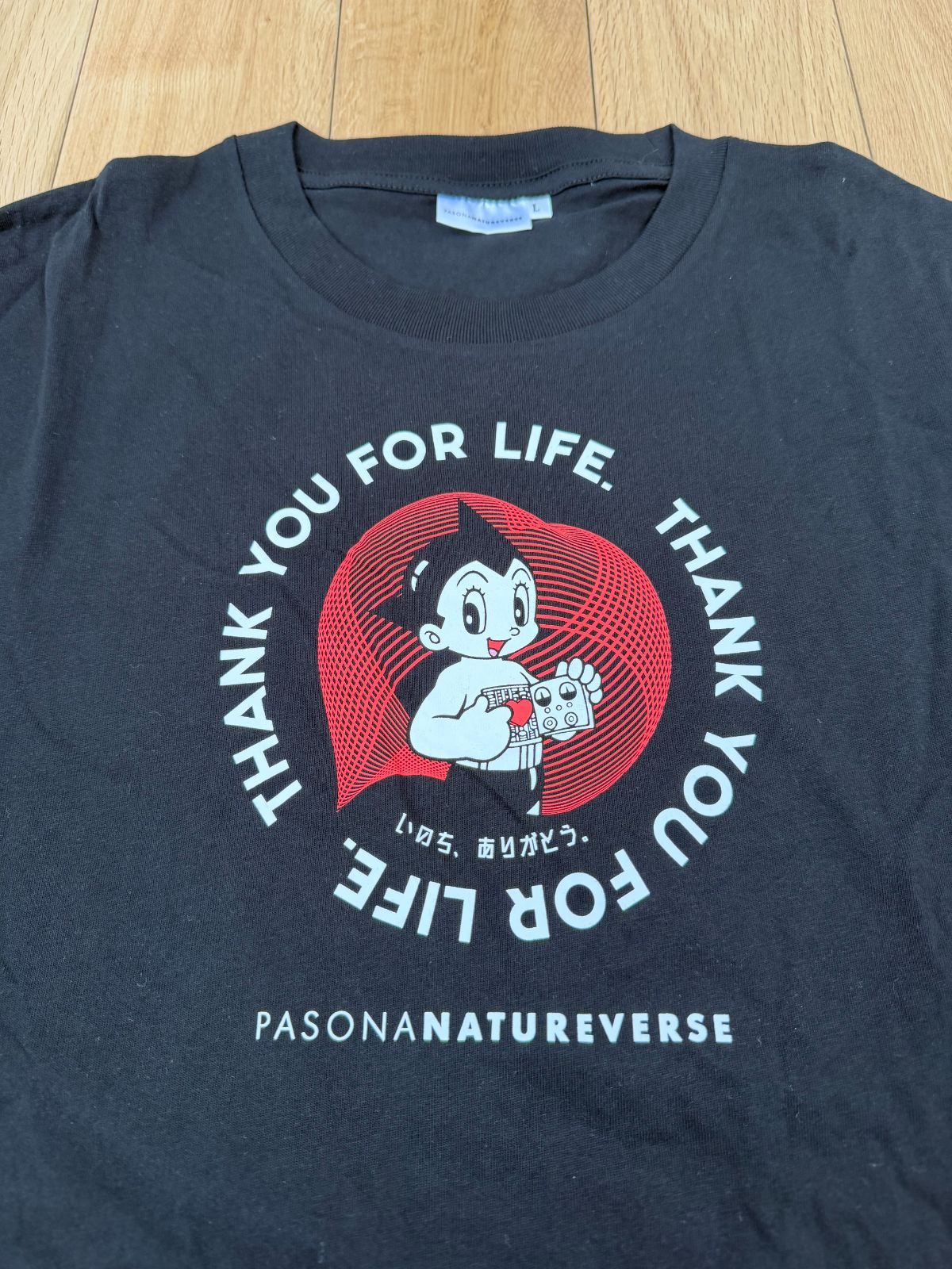 鉄腕アトム 万博限定Tシャツ L 2025大阪・関西万博 会場購入 Pasona 美