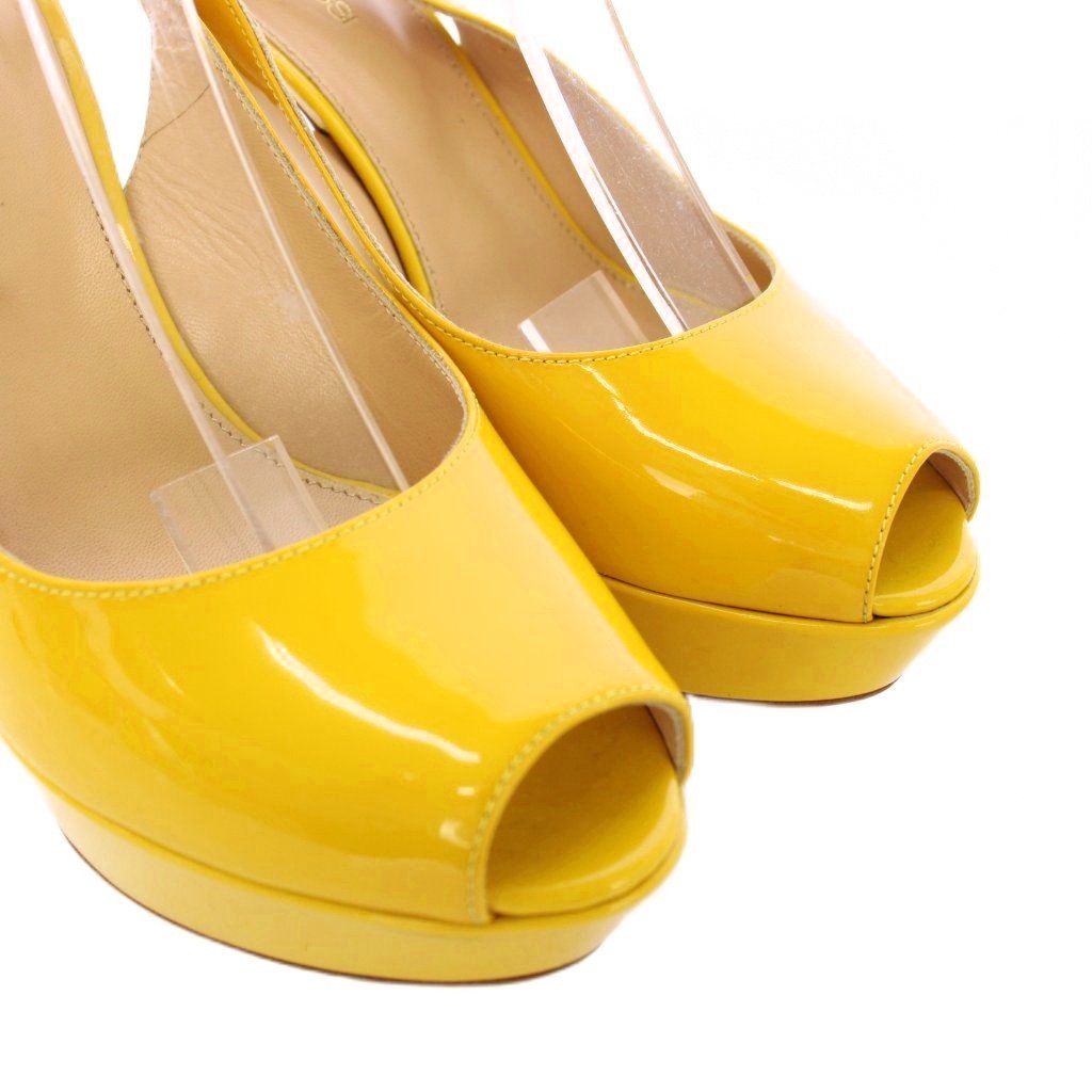 セルジオロッシ Sergio rossi バックストラップパンプス オープントゥ