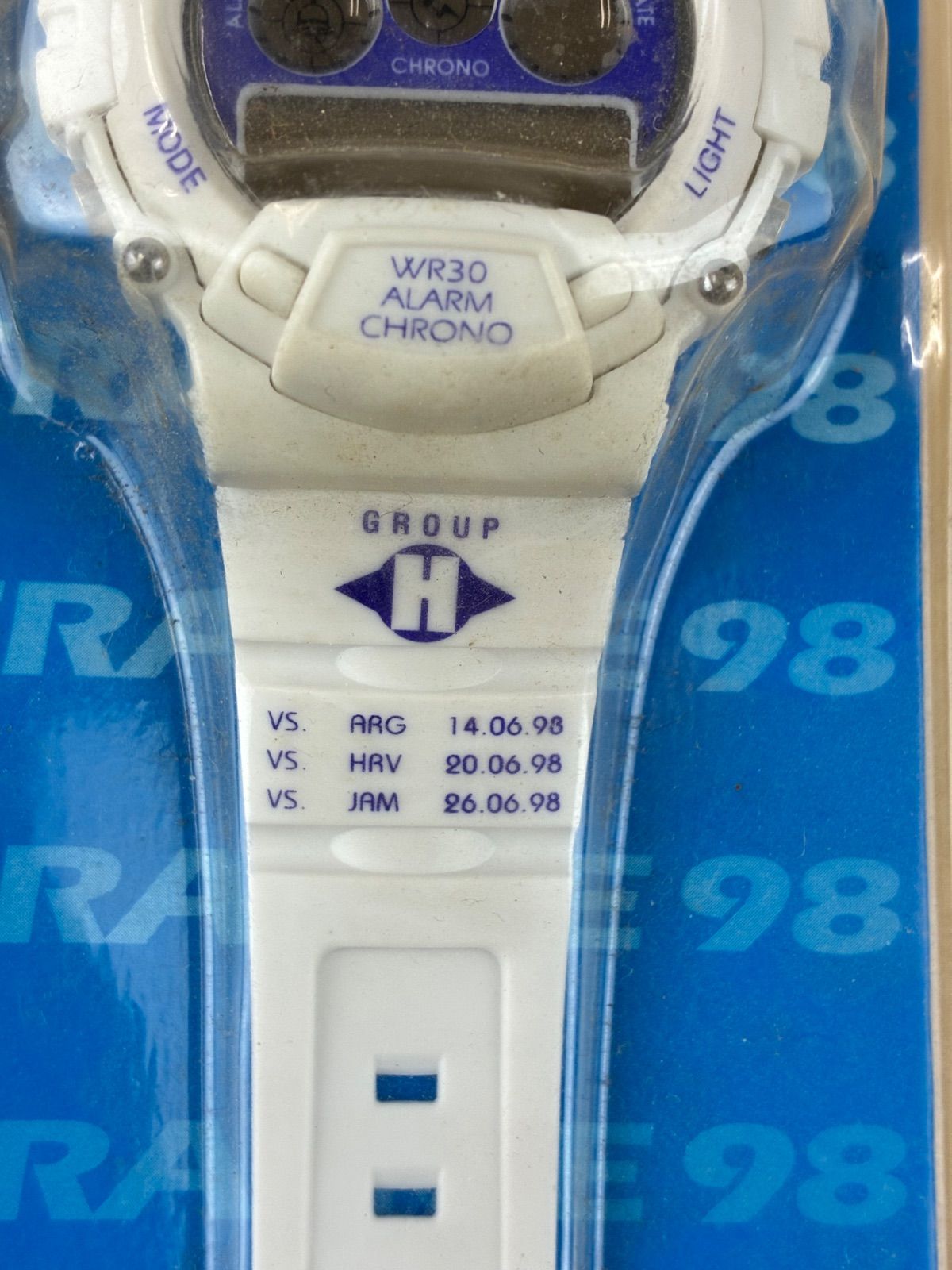 未開封未使用品】FIFAワールドカップフランス98大会記念ウォッチ白