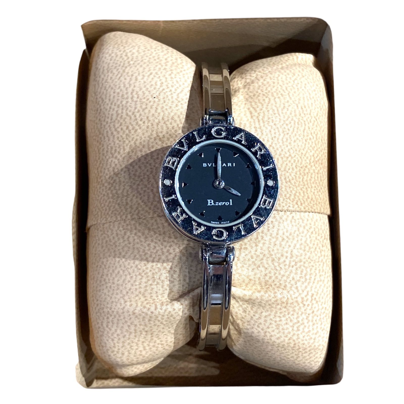 新品電池】BVLGARI ブルガリ B.zero1 黒文字盤 クォーツ腕時計 (2026/2