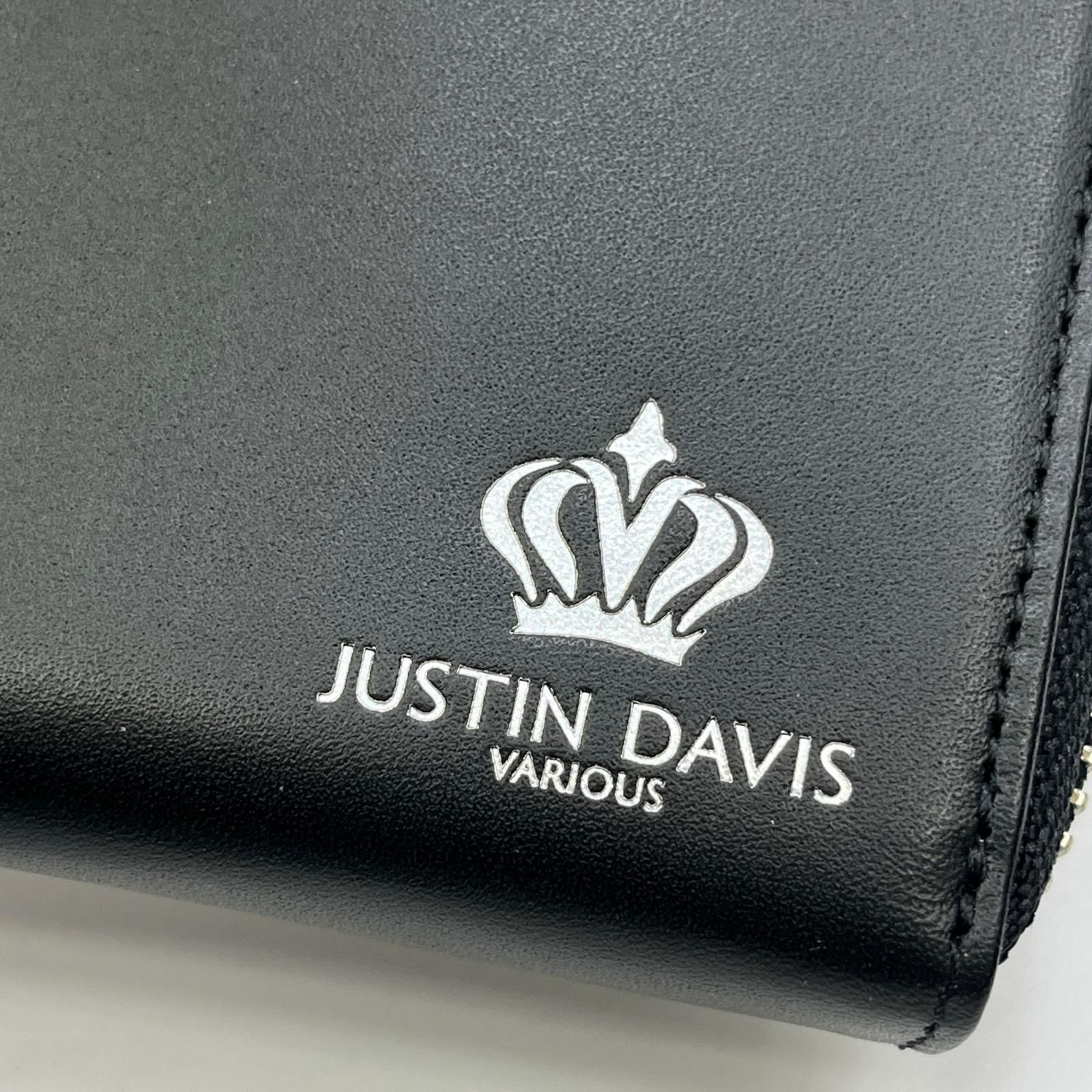 【加古川店】 中古 Justin Davis | ジャスティンデイビス 長財布 MARCAM L-ZIP JDV037 BLK ブラック 【124】 加古川店】 中古 Justin Davis | ジャスティンデイビス 長財布 MARCAM