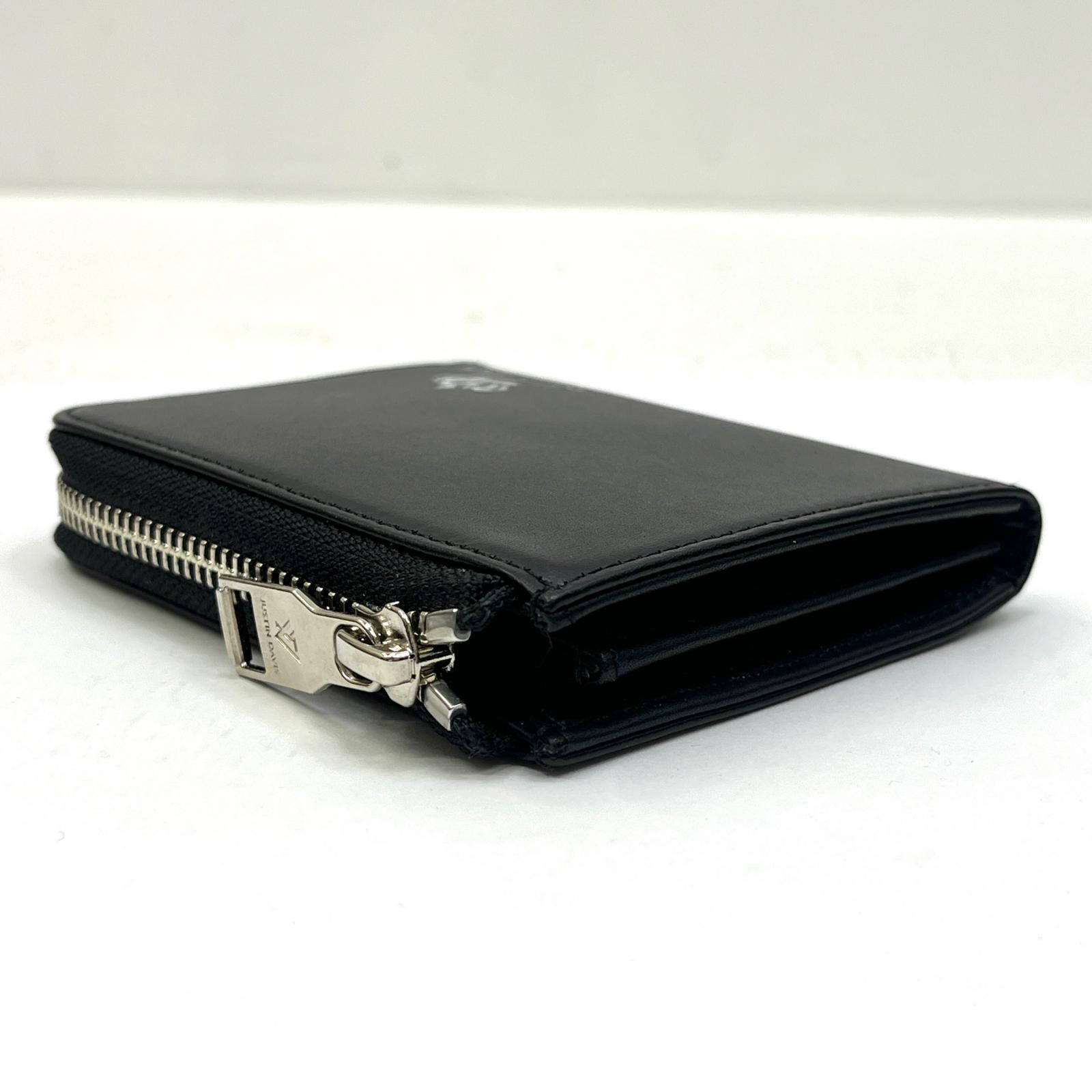 【加古川店】 中古 Justin Davis | ジャスティンデイビス 長財布 MARCAM L-ZIP JDV037 BLK ブラック 【124】 加古川店】 中古 Justin Davis | ジャスティンデイビス 長財布 MARCAM