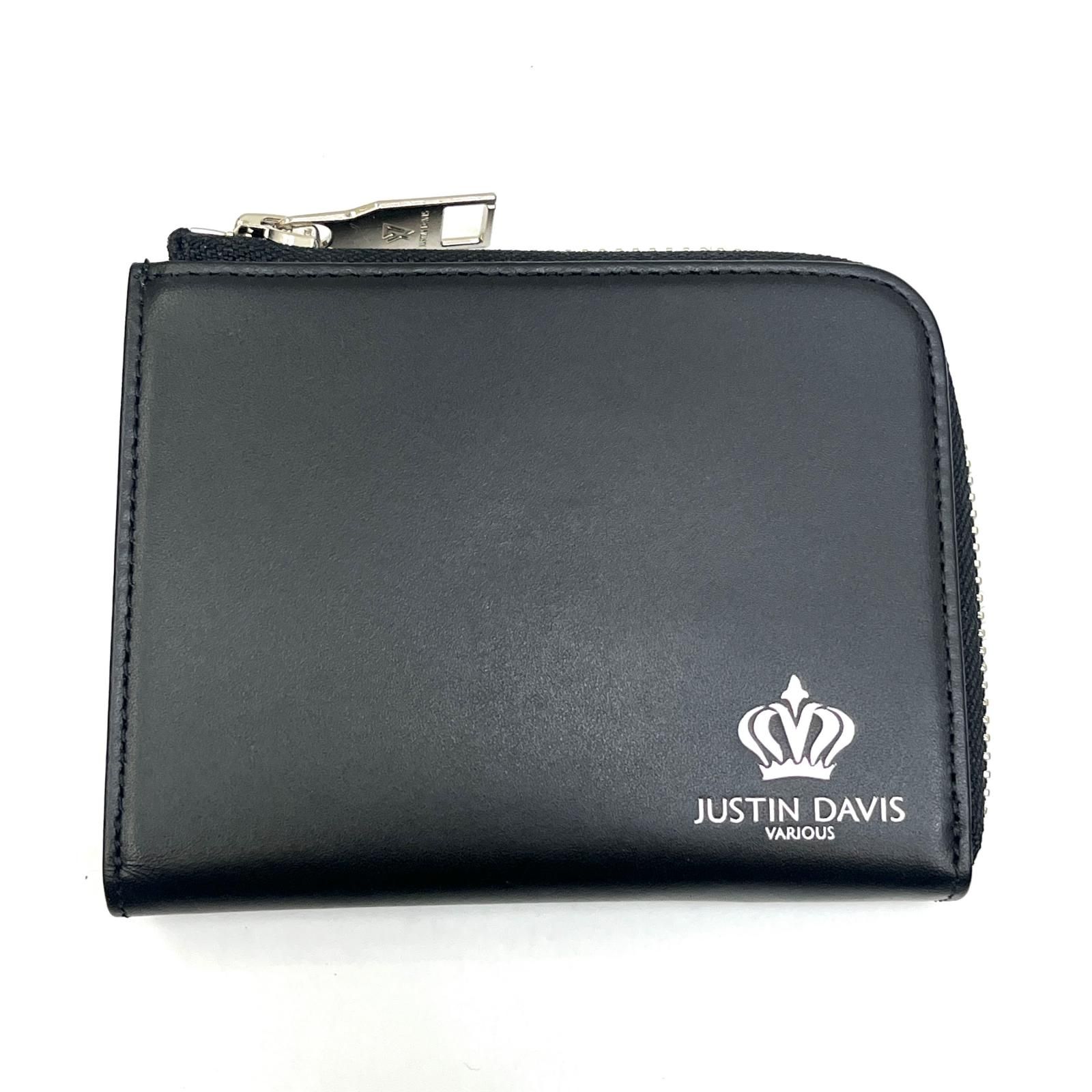 【加古川店】 中古 Justin Davis | ジャスティンデイビス 長財布 MARCAM L-ZIP JDV037 BLK ブラック 【124】 加古川店】 中古 Justin Davis | ジャスティンデイビス 長財布 MARCAM