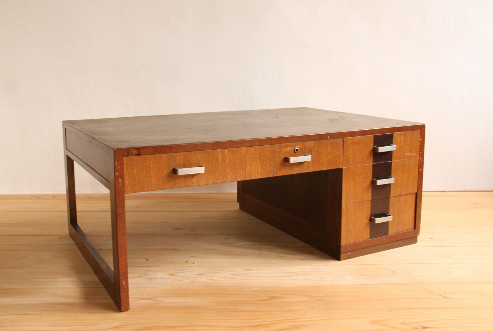 デスク 机 木製 引き出し 古道具 古家具 ビンテージ アンティーク