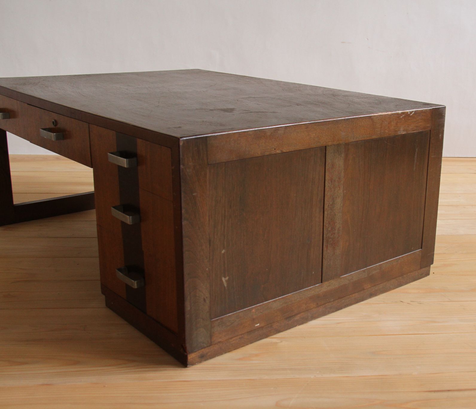 デスク 机 木製 引き出し 古道具 古家具 ビンテージ アンティーク