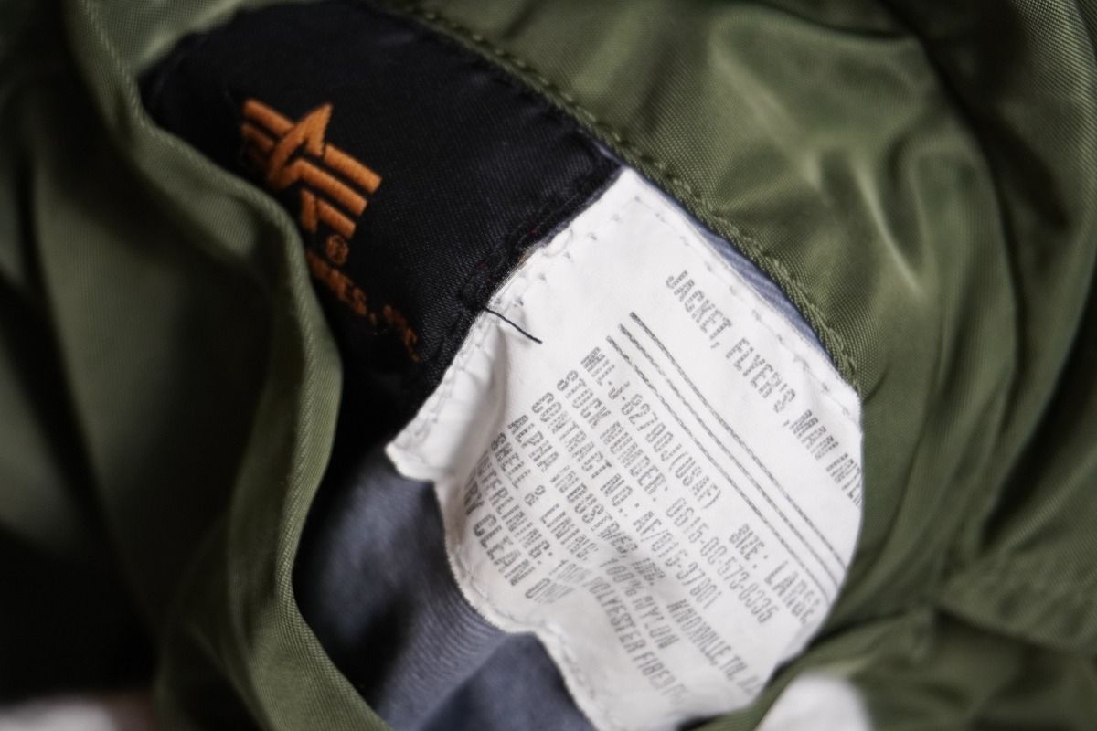 希少 ALYX アリクス × ALPHA INDUSTRIES アルファ ダメージ加工 MA-1