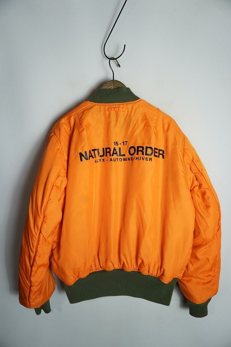 希少 ALYX アリクス × ALPHA INDUSTRIES アルファ ダメージ加工 MA-1