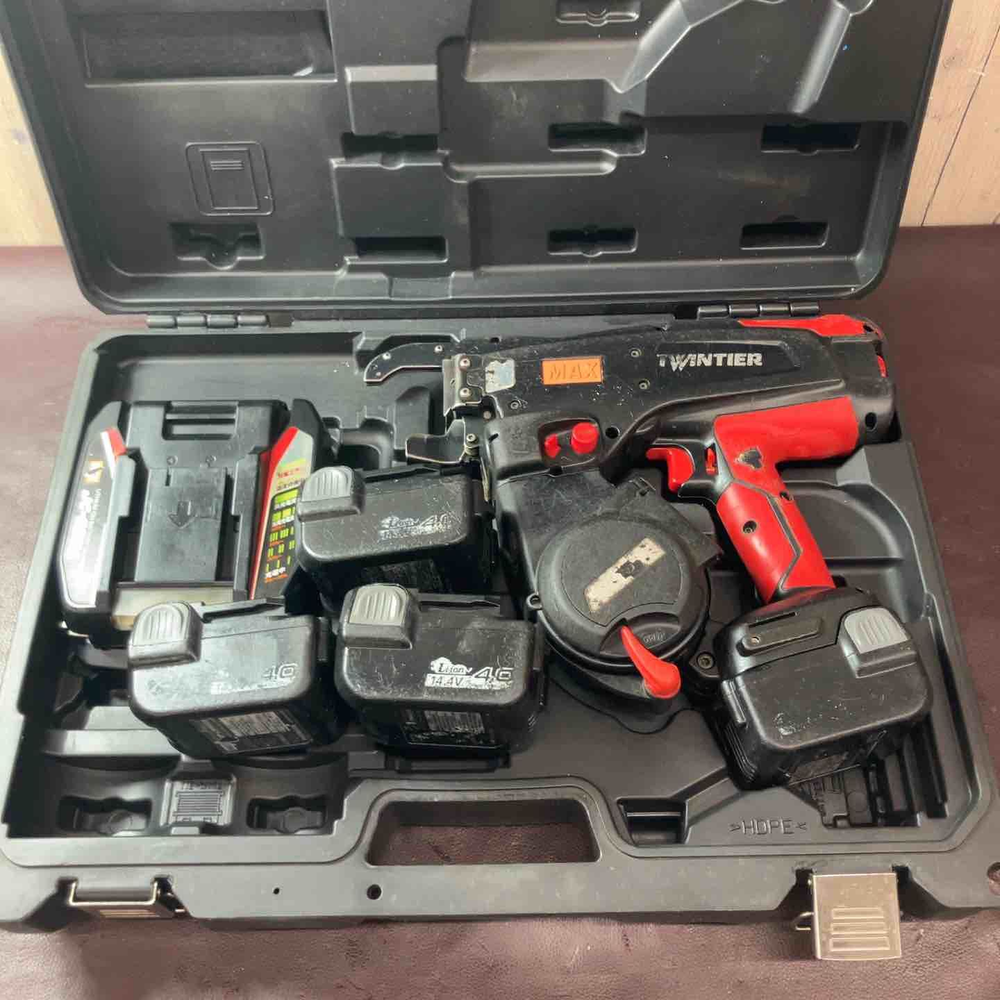 中古品】マックス(MAX) 鉄筋結束機 リバータイア RB-440T-B2CA/1440A