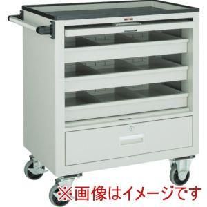 【新品・2営業日で発送】TRUSCO トラスコ中山 TRUSCO エースワゴンW 685X450XH802 ケント扉 (BM10CWNG 8000)