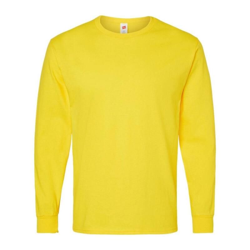 フロソ メンズ トップス Tシャツ Floso EssentialT Long Sleeve TShirt Athletic Yellow イエロー