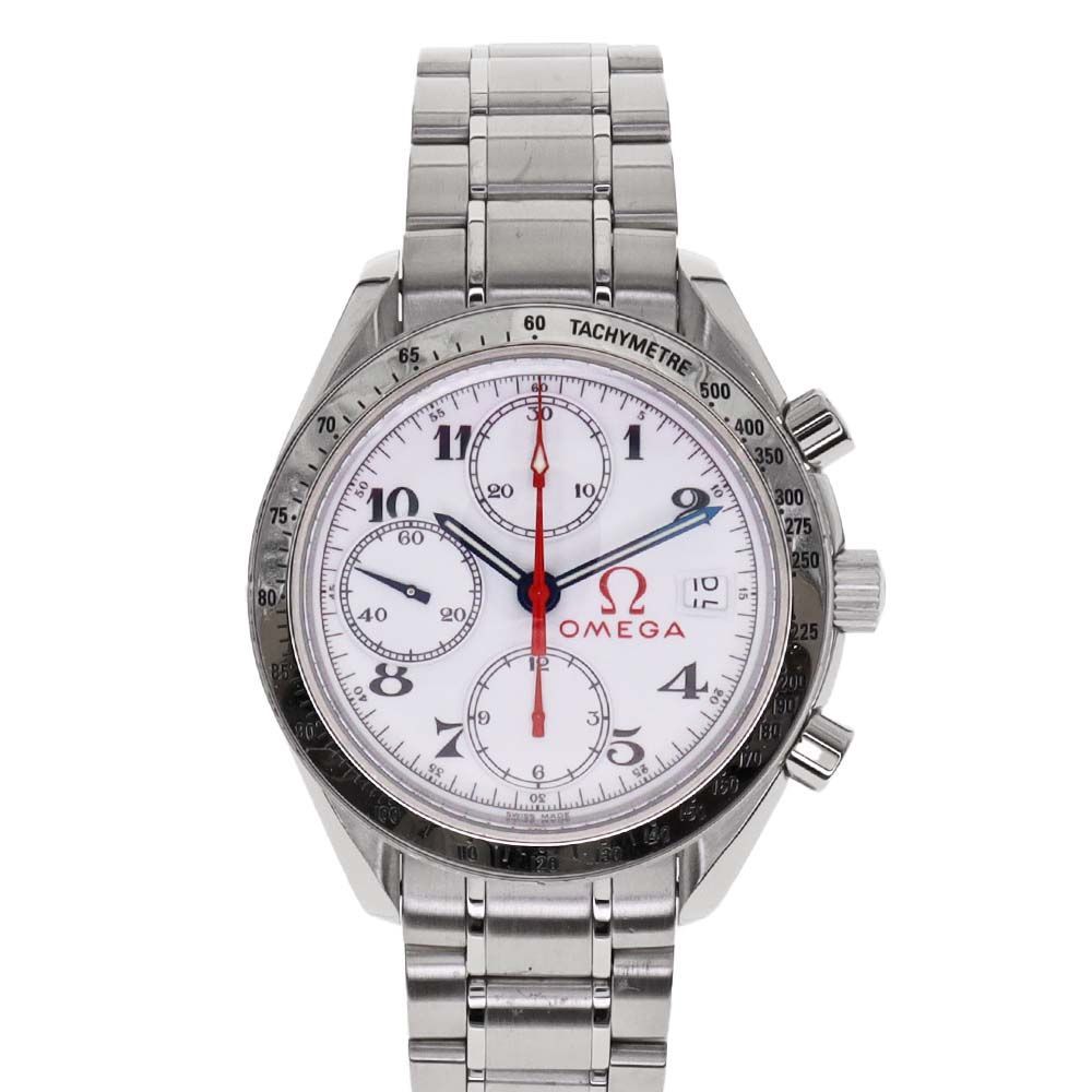 OMEGA オメガ 3515.20 スピードマスターデイト 自動巻き メンズ 腕時計 ホワイト