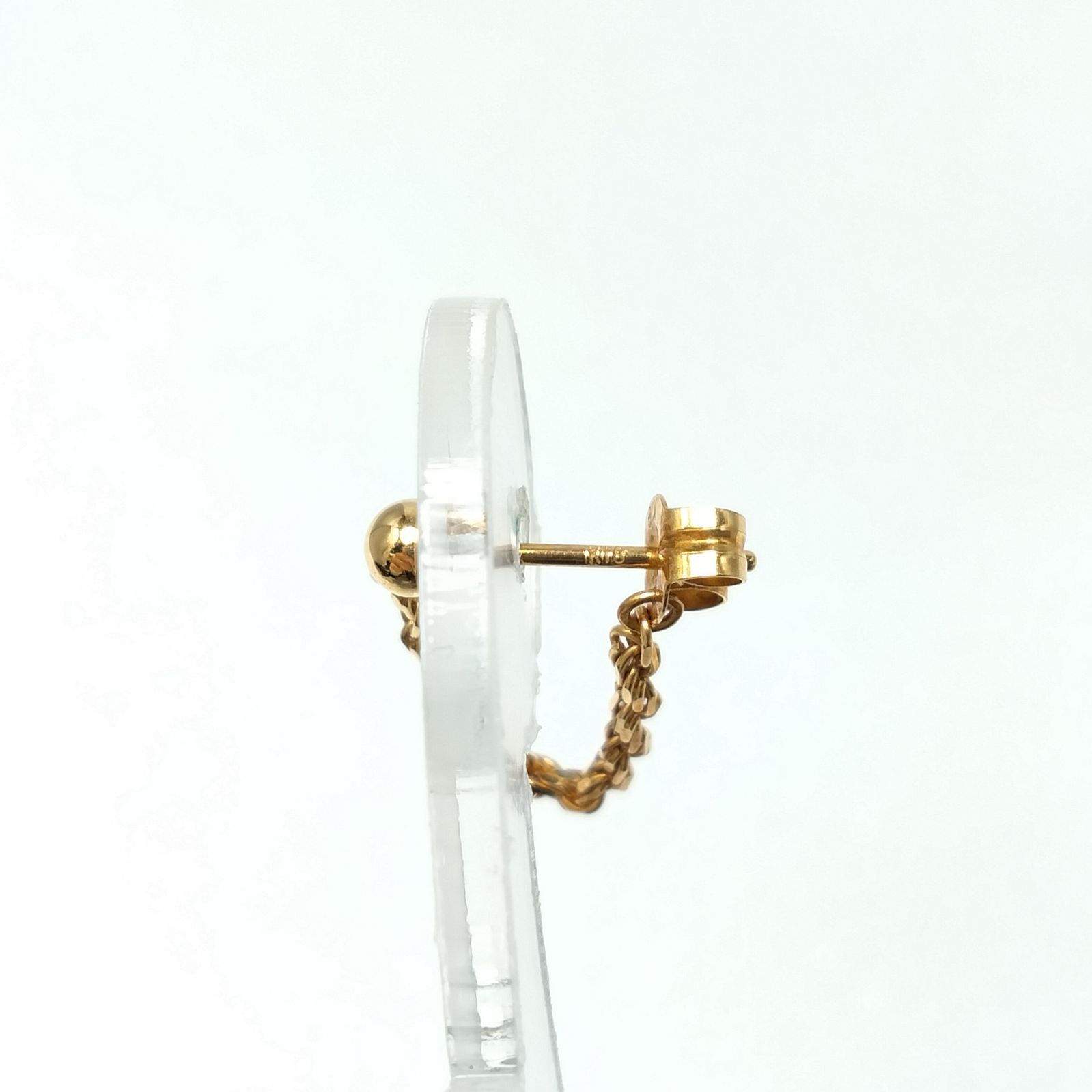 ✨️AHKAH✨️アーカー ピアス 片耳 18金 0.5g - メルカリ