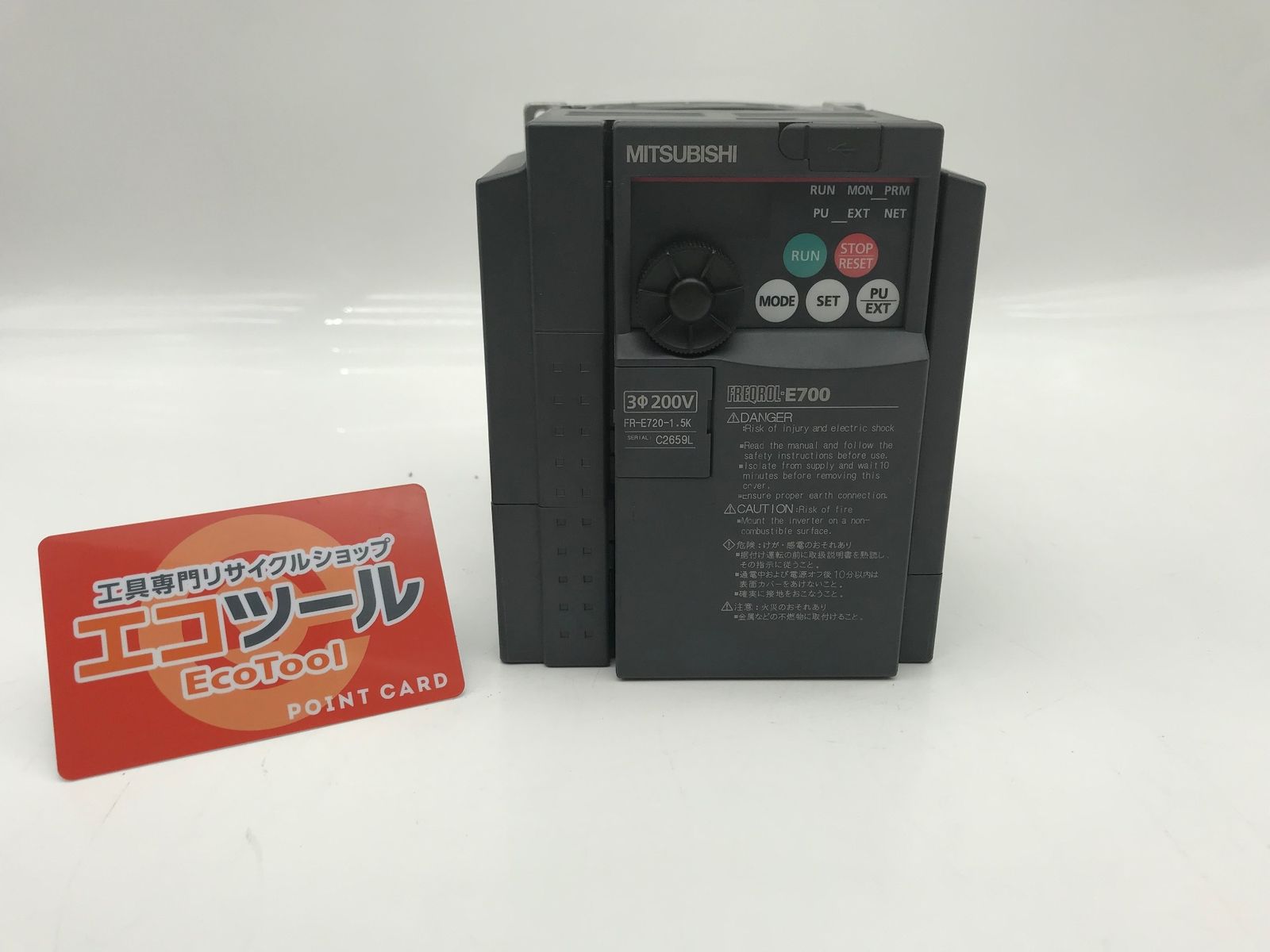 三菱電機 FR-E720-1.5K インバータ 三相200V インバータ FR-E720-1.5K 三菱