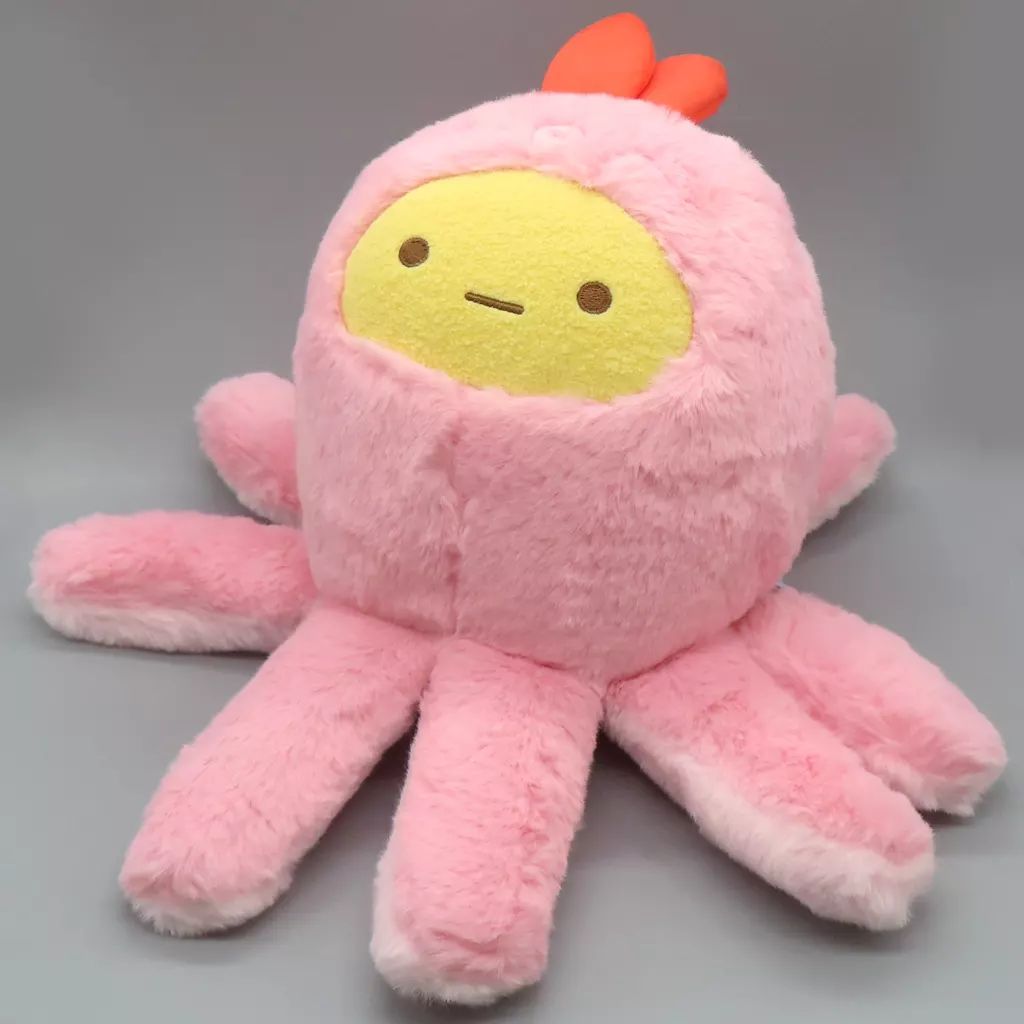 中古】ぬいぐるみ えびふらいのしっぽ(タコ) ふんわりぬいぐるみ すい