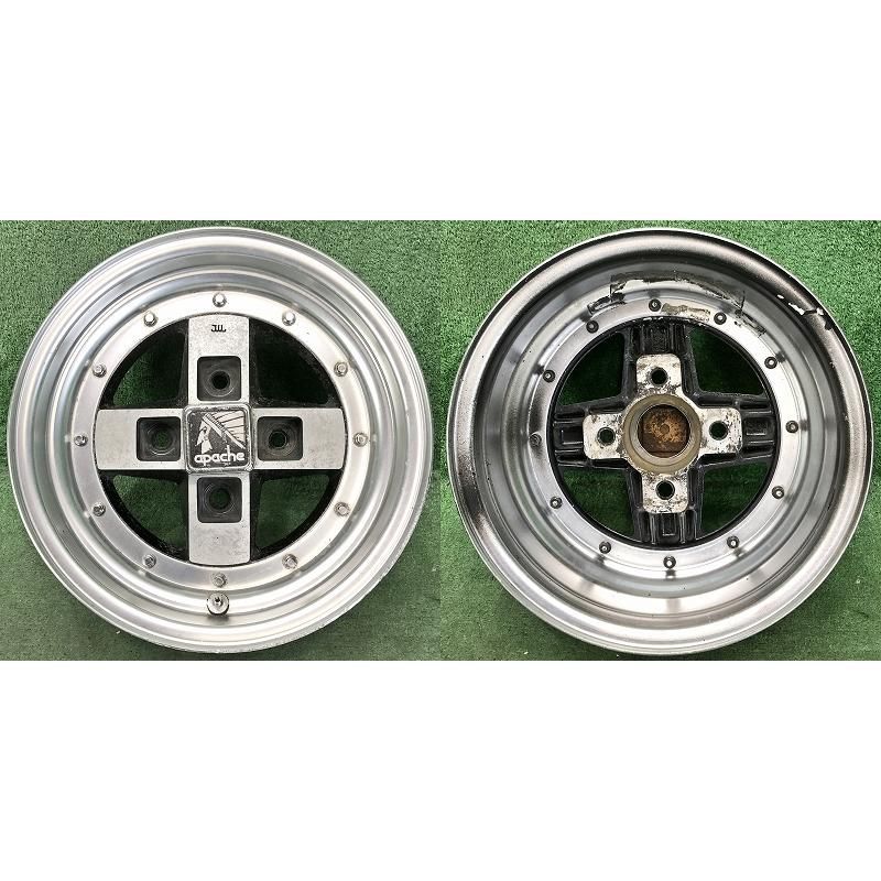 13インチ ENKEI apache 中古 社外 アルミホイール 4本 現品限り A 