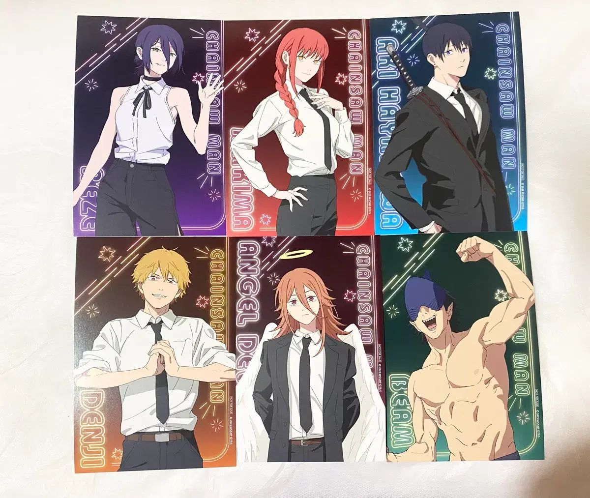 まとめ売り) チェンソーマン アニメイト 特典 はがき 6種 レゼ マキマ 