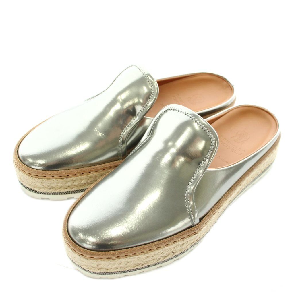 ブルネロクチネリ BRUNELLO CUCINELLI サンダル ミュール フラット